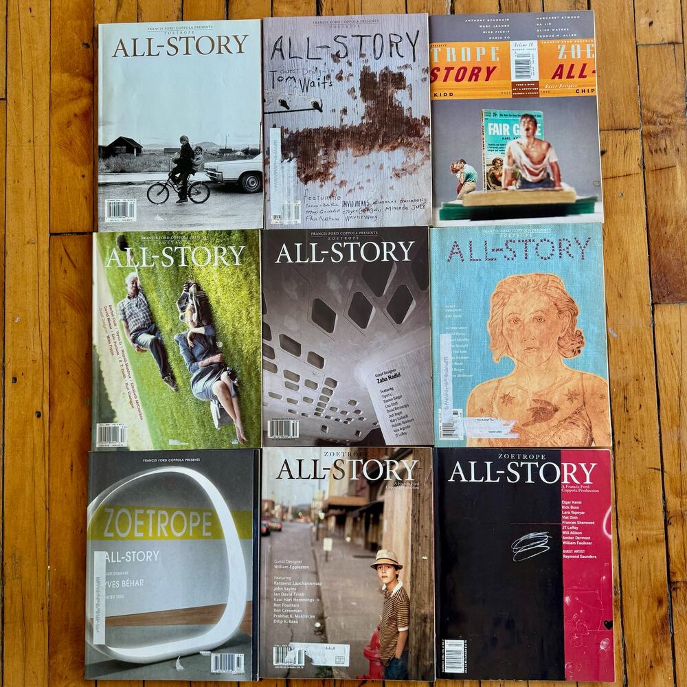 ZOETROPE: All-Story Magazine Lot of 9